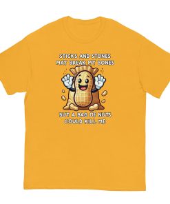 Fun Nut Allergy T-shirt Present for someone with a Nut Allergy