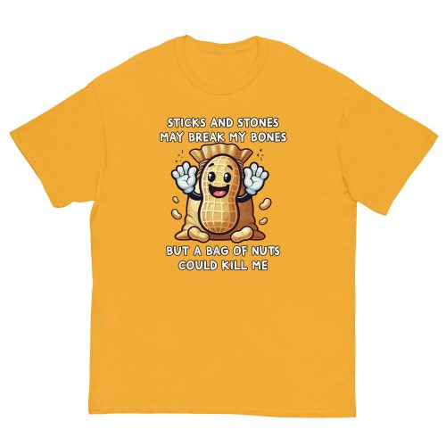 Fun Nut Allergy T-shirt Present for someone with a Nut Allergy