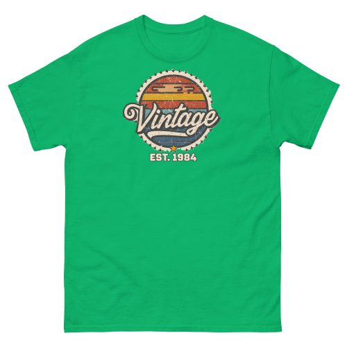 Vintage Est. 1984 T-shirt 40th Birthday Present for Men