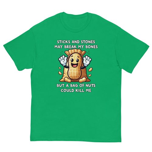 Fun Nut Allergy T-shirt Present for someone with a Nut Allergy