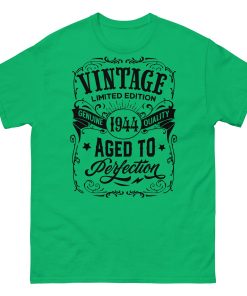1944 Birthday T-Shirt Aged To Perfection1944 80th Birthday Present