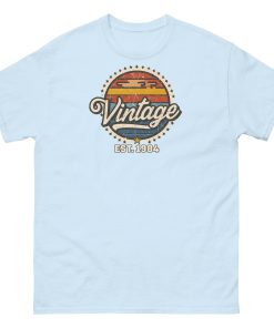 Vintage Est. 1984 T-shirt 40th Birthday Present for Men