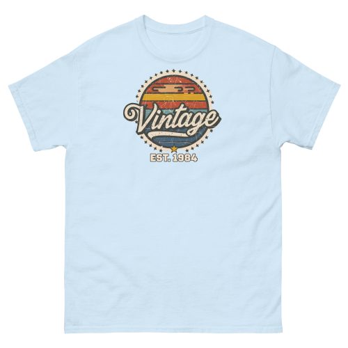 Vintage Est. 1984 T-shirt 40th Birthday Present for Men