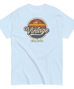 Vintage Est. 1974 T-shirt for Men 50th Birthday Present