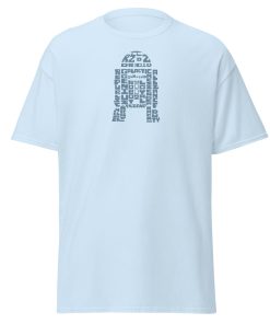 R2D2 T-shirt Space Wars Creative Typography T-shirt