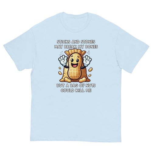 Fun Nut Allergy T-shirt Present for someone with a Nut Allergy