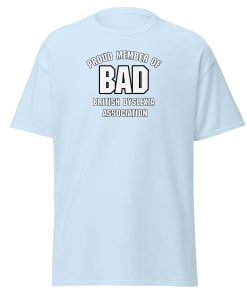 BAD T-shirt British Dyslexia Association T-shirt