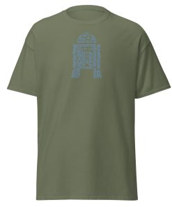 R2D2 T-shirt Space Wars Creative Typography T-shirt