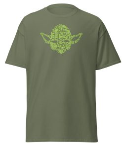 Yoda T-shirt Space Wars Creative Typography T-shirt