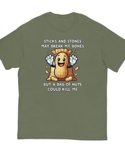 Fun Nut Allergy T-shirt Present for someone with a Nut Allergy
