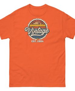 Vintage Est. 1984 T-shirt 40th Birthday Present for Men