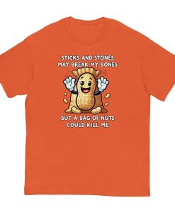 Fun Nut Allergy T-shirt Present for someone with a Nut Allergy