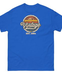 Vintage Est. 1984 T-shirt 40th Birthday Present for Men