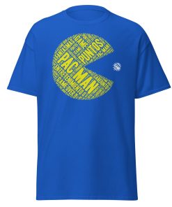 PAC-MAN T-shirt Calligram PAC MAN T Shirt Retro Gaming Gifts