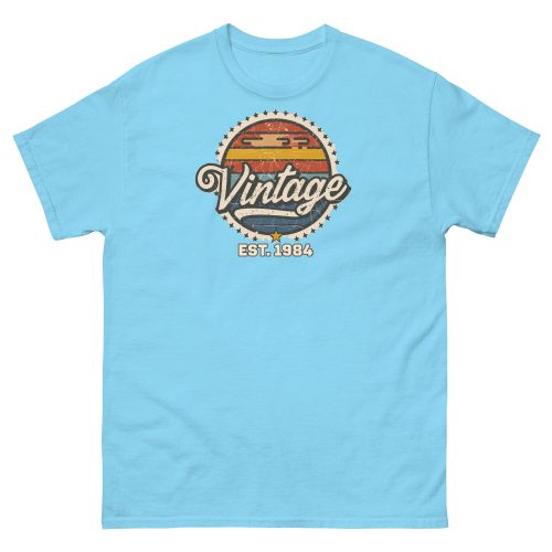 Vintage Est. 1984 T-shirt 40th Birthday Present for Men