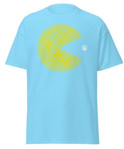 PAC-MAN T-shirt Calligram PAC MAN T Shirt Retro Gaming Gifts