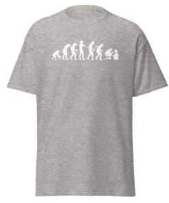 Evolution Of Man T-shirt – Office Secret Santa Joke T-shirt