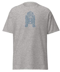 R2D2 T-shirt Space Wars Creative Typography T-shirt