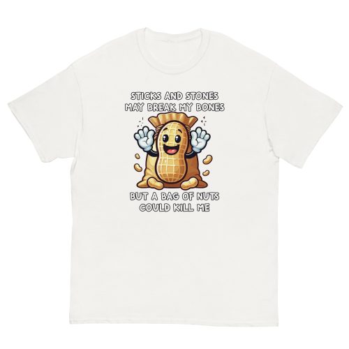 Fun Nut Allergy T-shirt Present for someone with a Nut Allergy