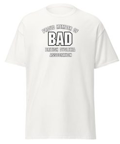 BAD T-shirt British Dyslexia Association T-shirt