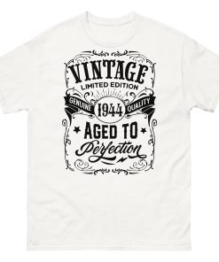 1944 Birthday T-Shirt Aged To Perfection1944 80th Birthday Present