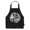 Beer & BBQ Apron Chef Barbeque Organic cotton apron