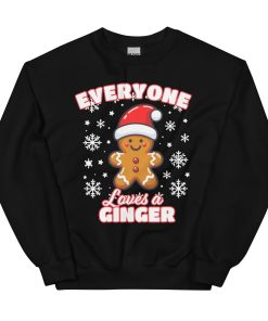 Everyone Loves A Ginger Christmas Jumper for Gingers Gingerbread