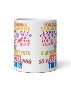 Motivational Morning Mug Present Gift Fun Mug To Motivate