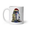 R2D2 Christmas Mug R2D2 in a Santa Hat and Lights Space Wars Mug