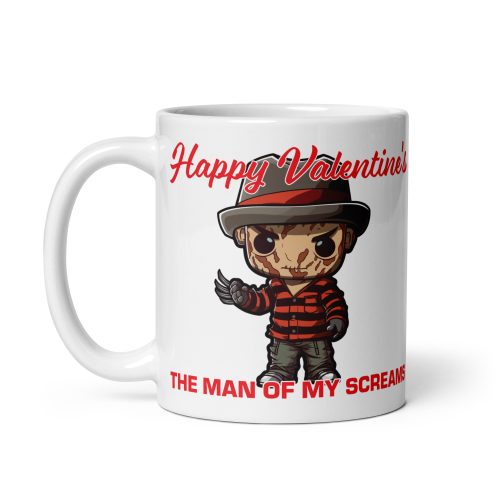 Happy Valentines The Man Of My Screams Mug