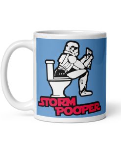 StormPooper Mug Stormtrooper Sat On A Toilet Gift Mug