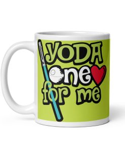 Yoda One For Me Space Wars Valentines Mug Gift