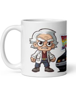 Back To The Future Mug Marty McFly Doc Brown DeLorean Mug