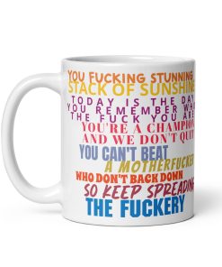 Motivational Morning Mug Present Gift Fun Mug To Motivate