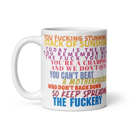 Motivational Morning Mug Present Gift Fun Mug To Motivate