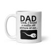 Dad Birthday Mug Funny Sperm Photo Joke Mug