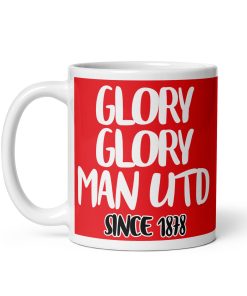 Glory Glory Man Utd Since 1878 Mug Present for Man Utd Fans