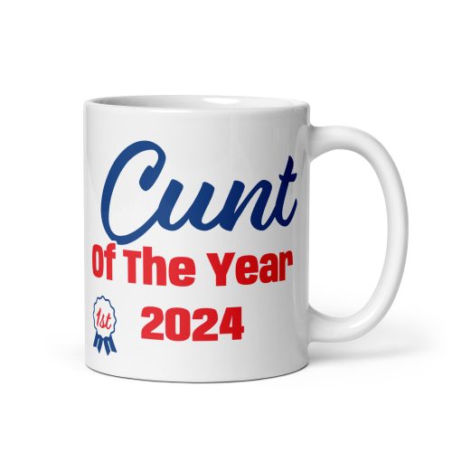 Cunt Of The Year 2024 Award Mug 1st Place