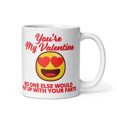 Valentines Mug for Blokes No One Would Put Up With Your Farts
