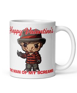 Happy Valentines The Man Of My Screams Mug