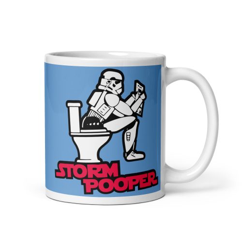 StormPooper Mug Stormtrooper Sat On A Toilet Gift Mug