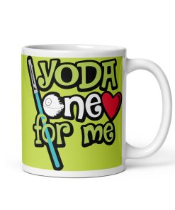 Yoda One For Me Space Wars Valentines Mug Gift