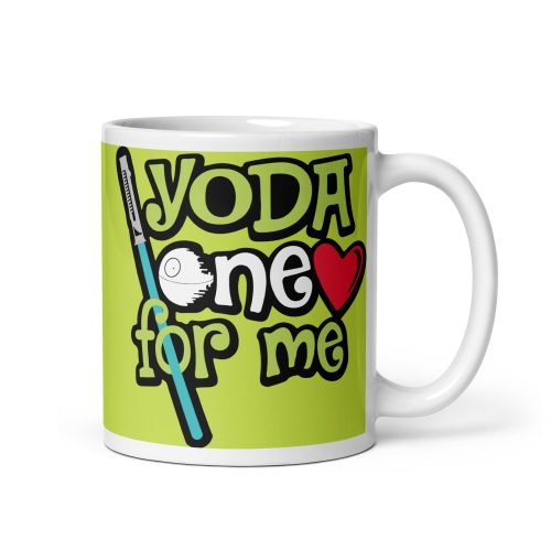 Yoda One For Me Star Wars Valentines Mug Gift