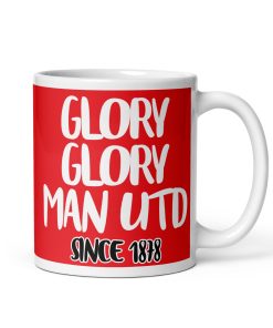 Glory Glory Man Utd Since 1878 Mug Present for Man Utd Fans