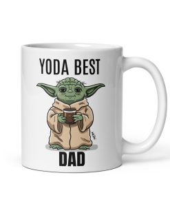 Yoda Best Dad Mug Space Wars Fathers Day Dad Birthday Present