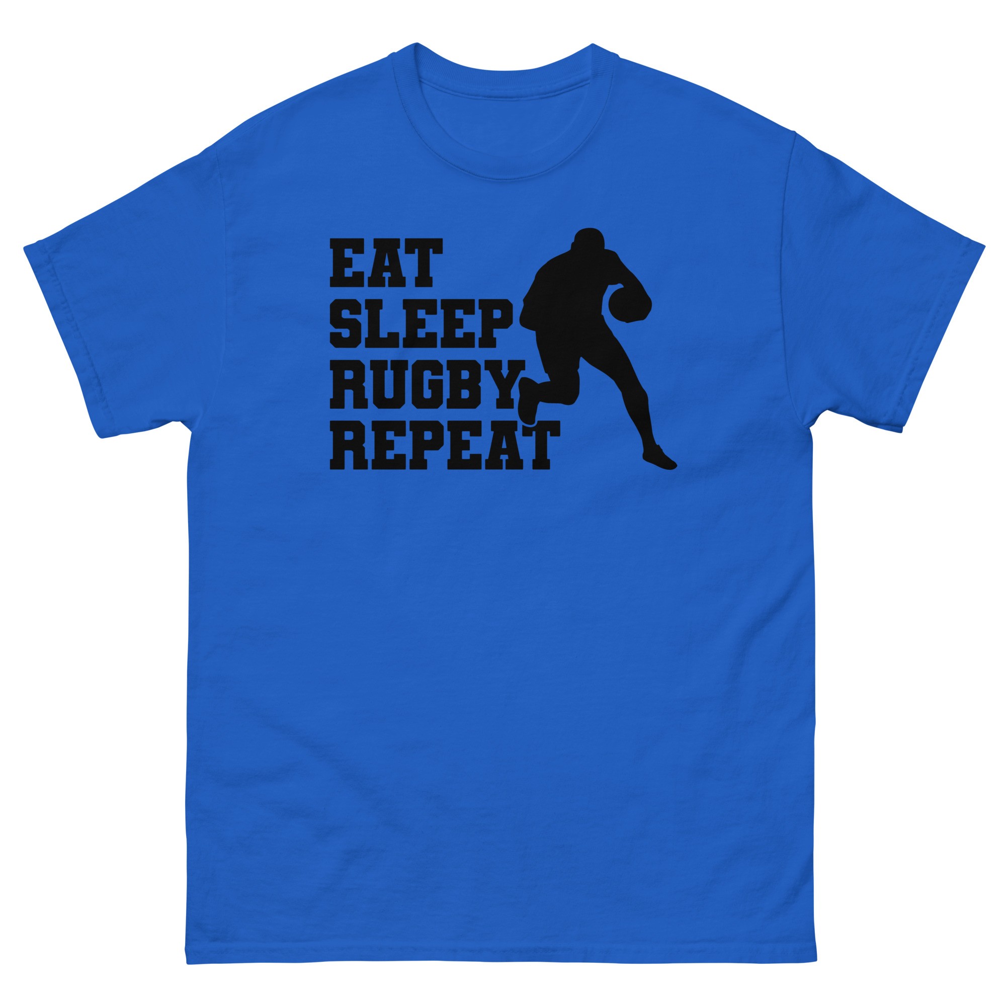 Eat Sleep Rugby Repeat T-shirt Rugby Fans T-shirt