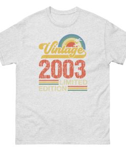 21st Birthday T-shirt 2021 Vintage Limited Edition 2021 T-shirt