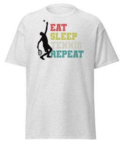 Eat Sleep Tennis Repeat T-shirt Fun T-shirt For Tennis Players