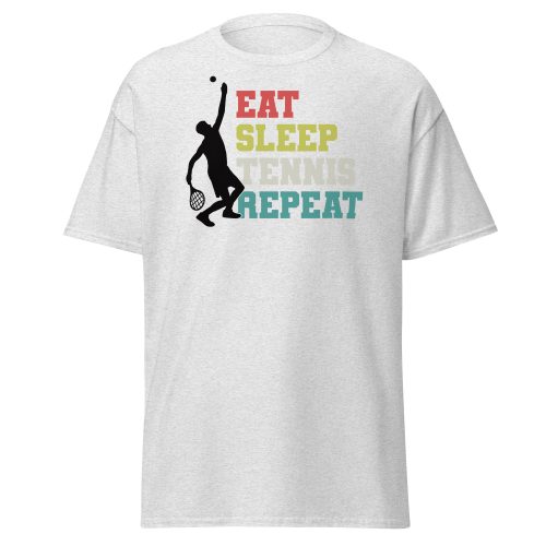 Eat Sleep Tennis Repeat T-shirt Fun T-shirt For Tennis Players