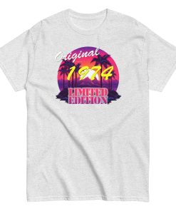 50th Birthday T-shirt Original 1974 Limited Edition T-shirt